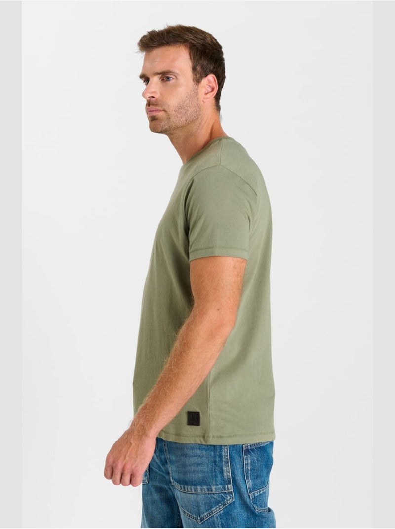 Camiseta obrown «Le Temps des Cerises» Caqui - Kiabi