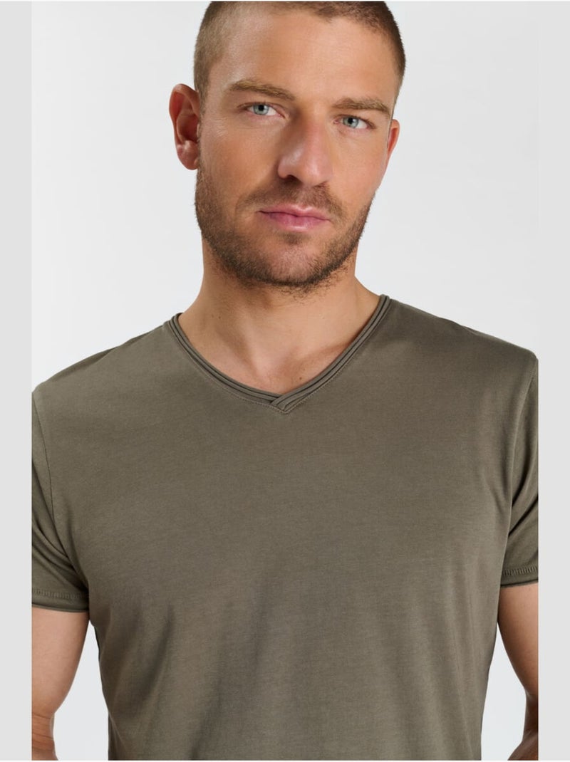 Camiseta Ogribs «Le temps des cerises» Caqui - Kiabi
