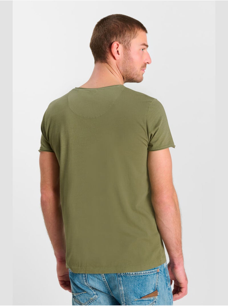 Camiseta Ogribs «Le Temps des Cerises» Caqui - Kiabi