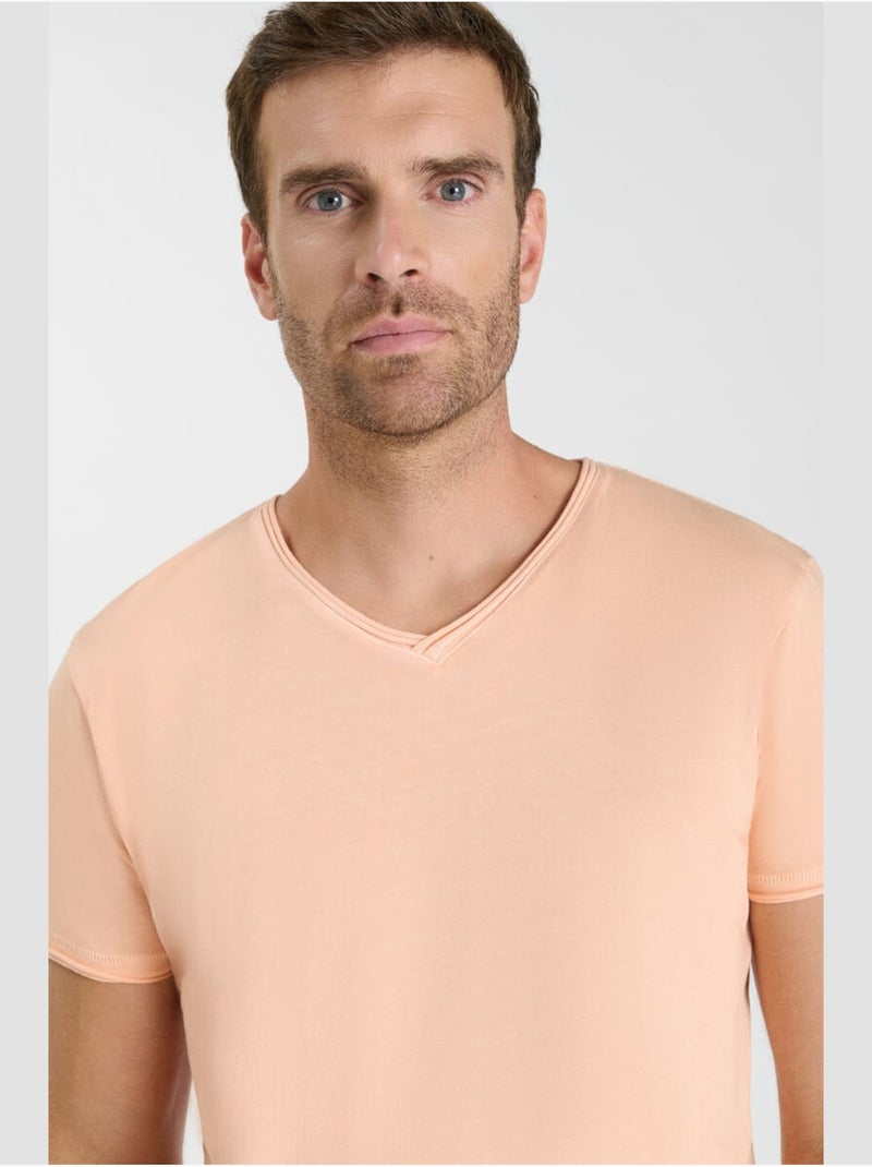 Camiseta Ogribs «Le temps des cerises» Naranja - Kiabi