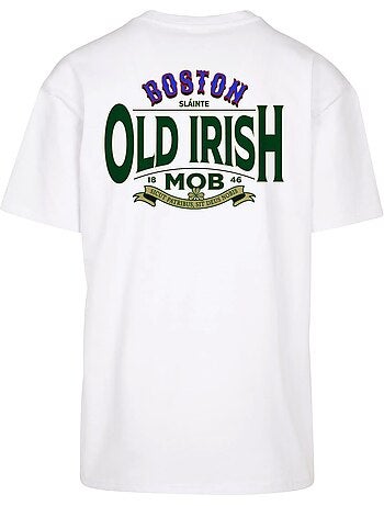 Camiseta old irish mob para hombre - mister tee