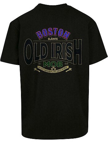 Camiseta old irish mob para hombre - mister tee
