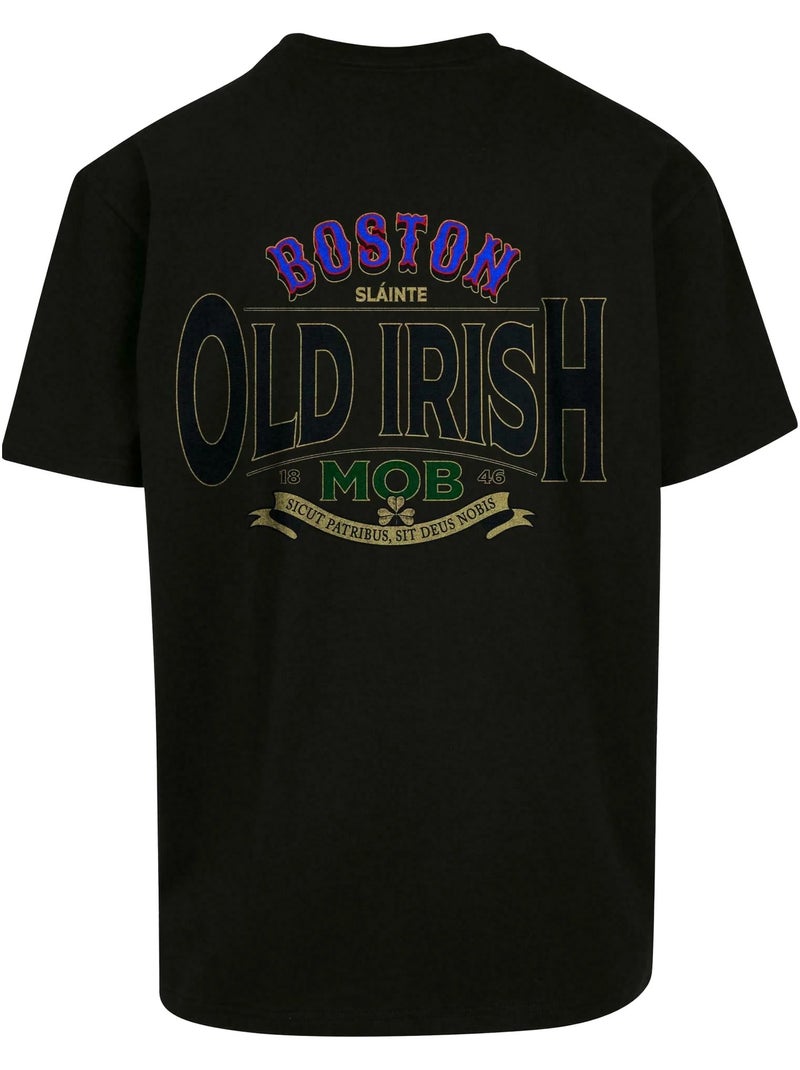 Camiseta old irish mob para hombre - mister tee Negro - Kiabi