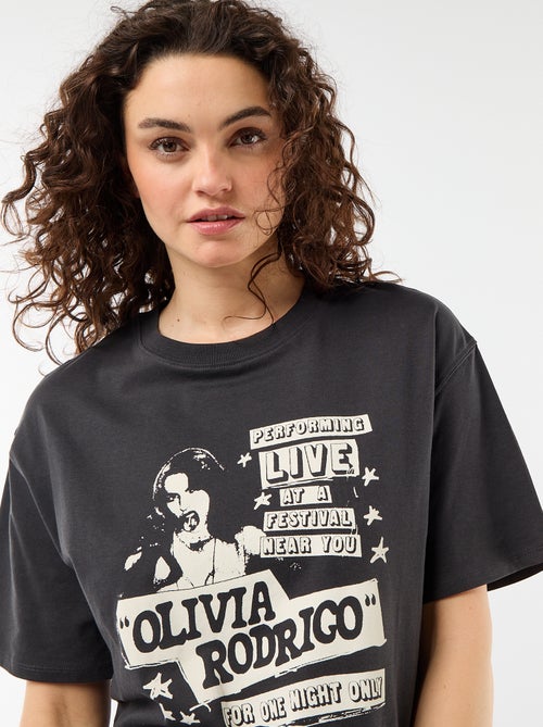 Camiseta 'Olivia Rodrigo' de manga corta - Kiabi