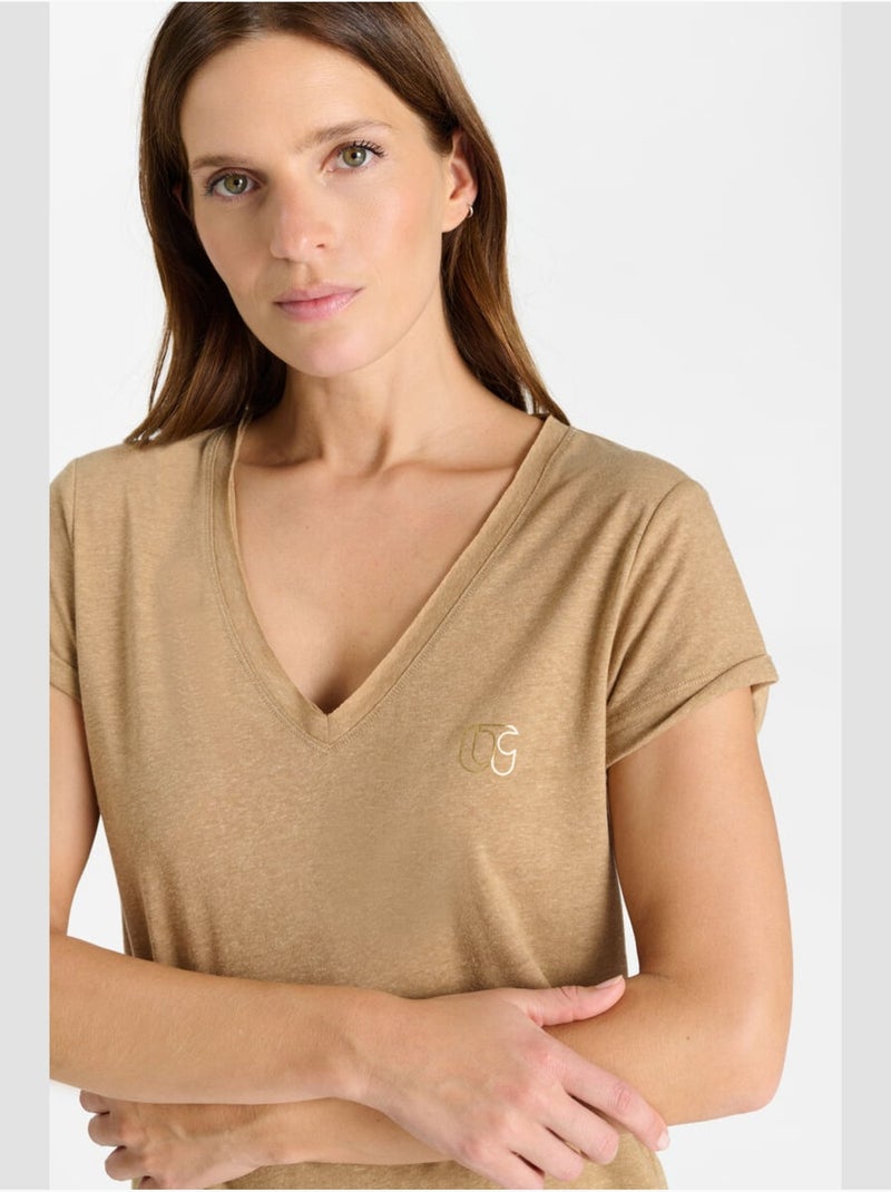 Camiseta ONA Marrón - Kiabi