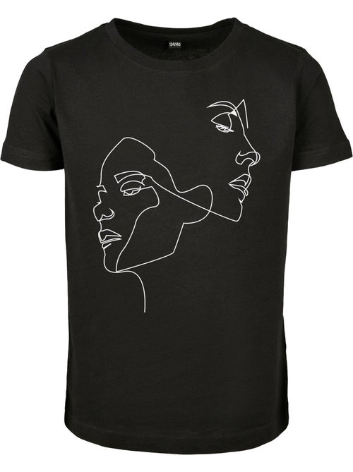 Camiseta one line de manga corta para niños/niñas - mister tee - Kiabi
