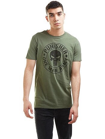 Camiseta one man army para hombre - el castigador