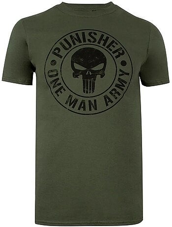 Camiseta one man army para hombre - el castigador