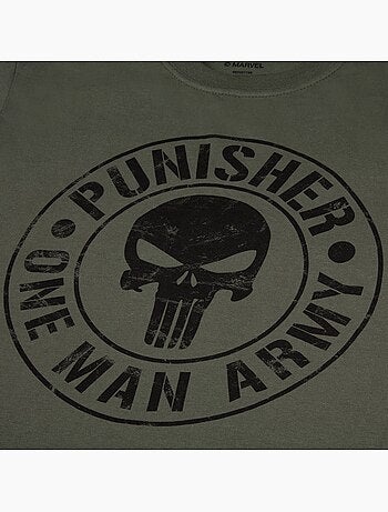 Camiseta one man army para hombre - el castigador