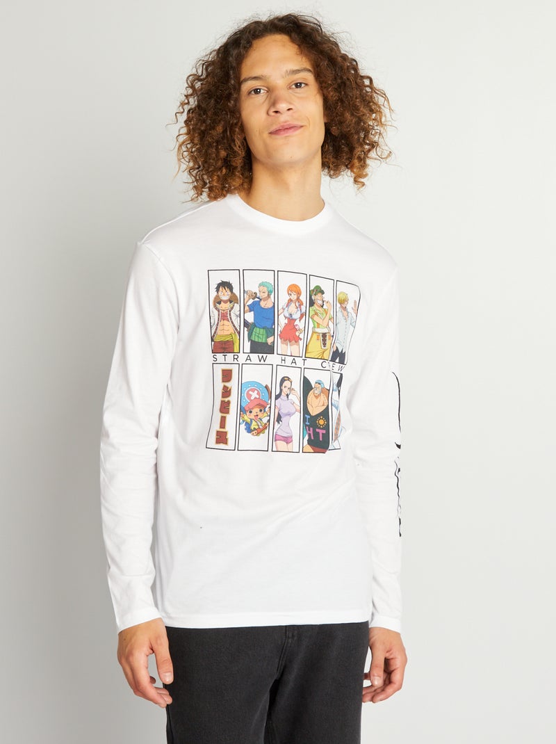 Camiseta 'One Piece' BLANCO - Kiabi