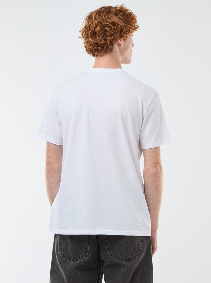 Camiseta 'One Piece' de algodón Blanco - Kiabi