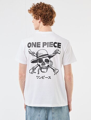 Camiseta 'One Piece' de algodón liso