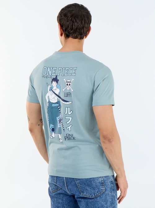 Camiseta 'One Piece' de manga corta estampada por delante y por detrás - Kiabi Camiseta 'One Piece' de manga corta estampada por delante y por detrás - Kiabi