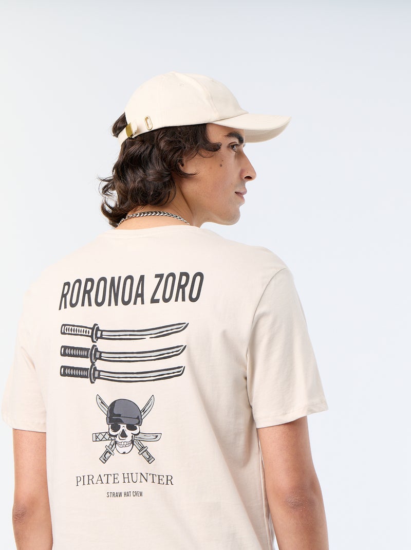 Camiseta 'One Piece' de manga corta Gris - Kiabi