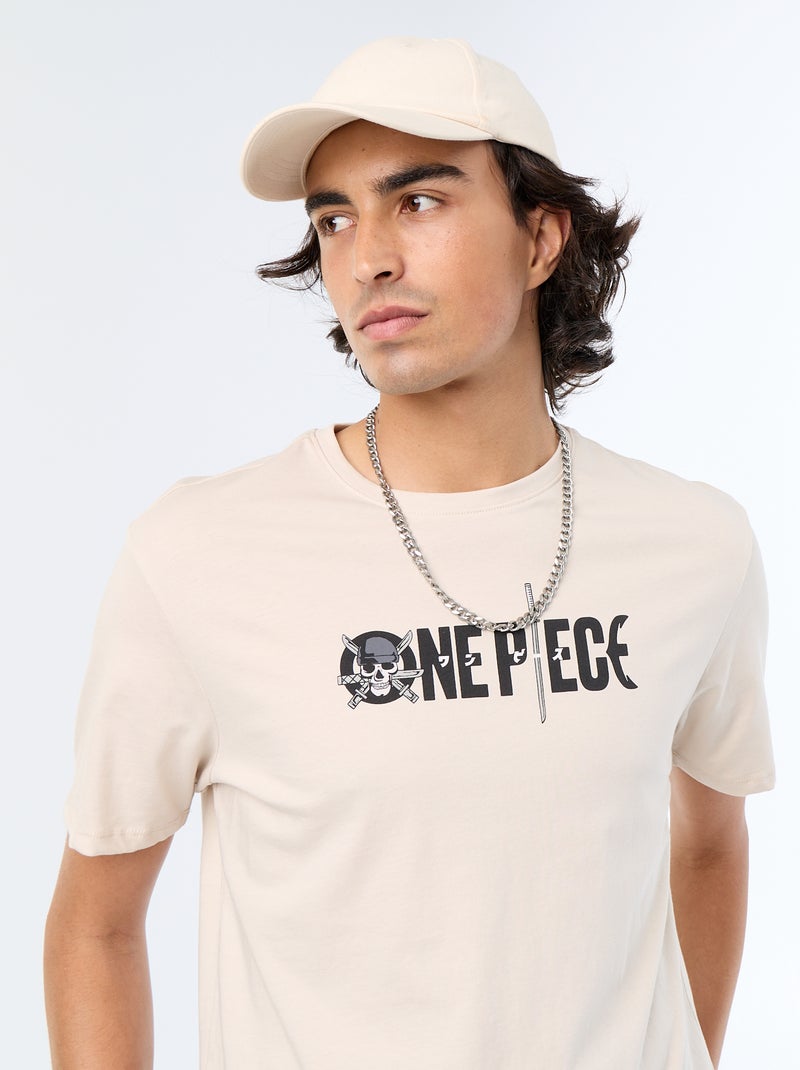 Camiseta 'One Piece' de manga corta Gris - Kiabi