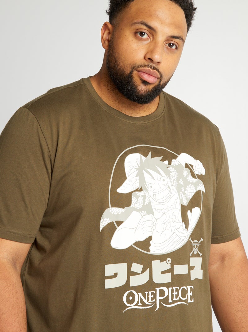 Camiseta 'One Piece' de punto KAKI - Kiabi