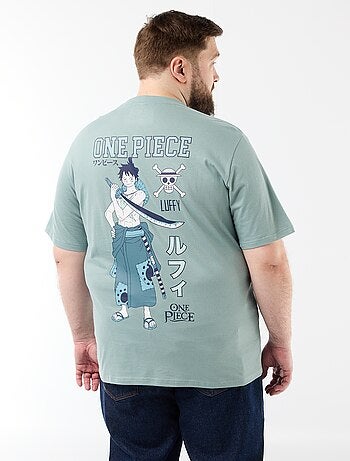 Camiseta 'One Piece' estampada por delante y por detrás
