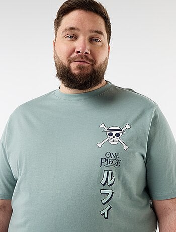 Camiseta 'One Piece' estampada por delante y por detrás
