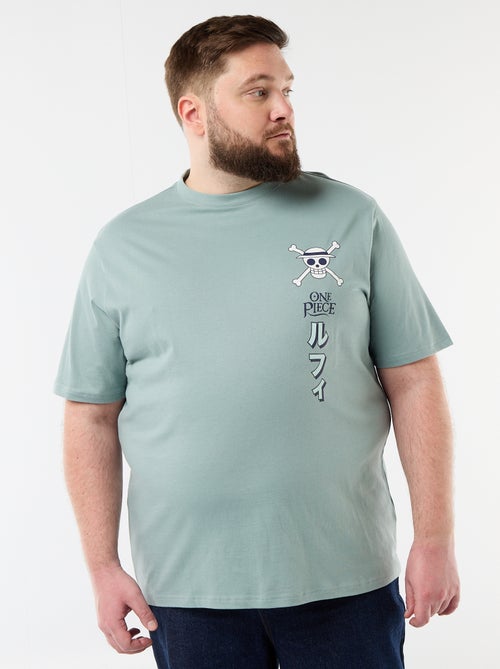 Camiseta 'One Piece' estampada por delante y por detrás - Kiabi