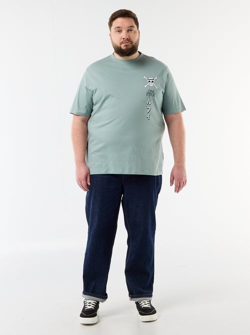 Camiseta 'One Piece' estampada por delante y por detrás - Kiabi