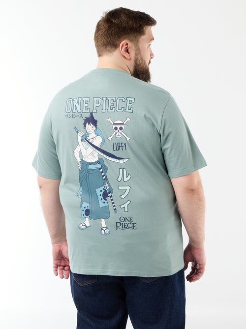 Camiseta 'One Piece' estampada por delante y por detrás - Kiabi