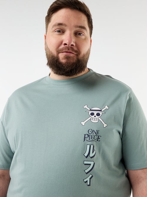 Camiseta 'One Piece' estampada por delante y por detrás - Kiabi