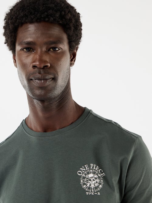 Camiseta 'One Piece' estampada por delante y por detrás - Kiabi