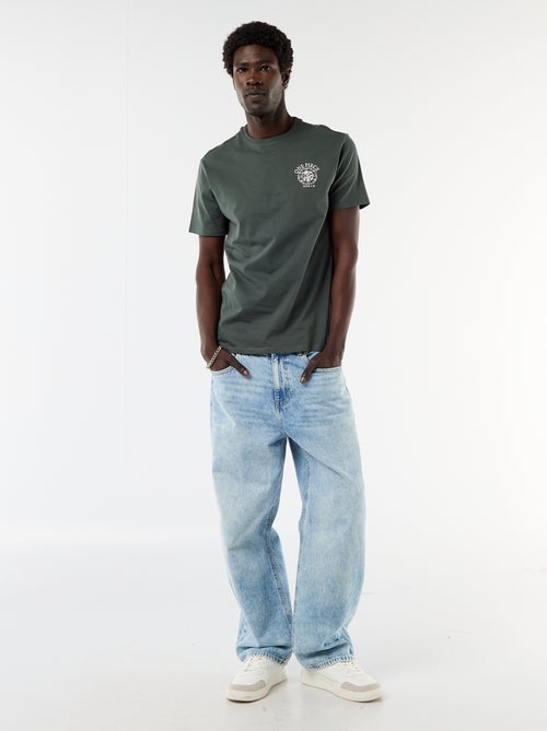 Camiseta 'One Piece' estampada por delante y por detrás - Kiabi