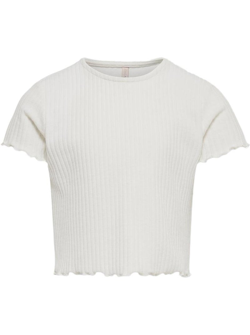 Camiseta Only Nella para Niña Blanco - Kiabi