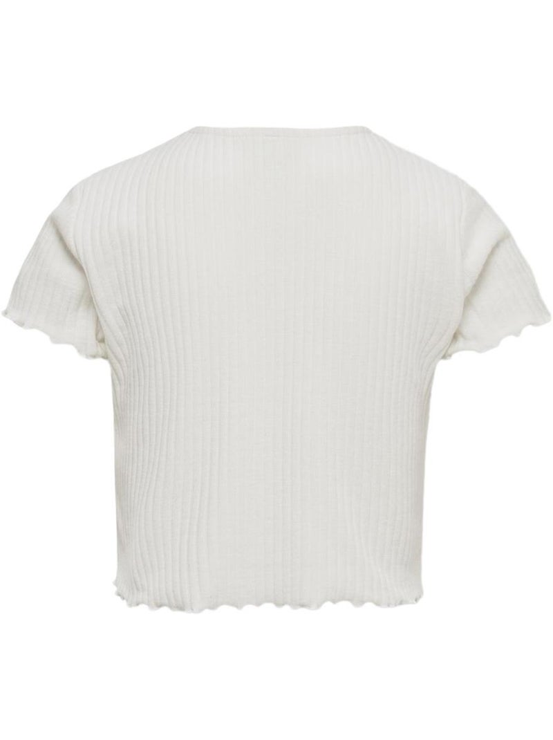 Camiseta Only Nella para Niña Blanco - Kiabi