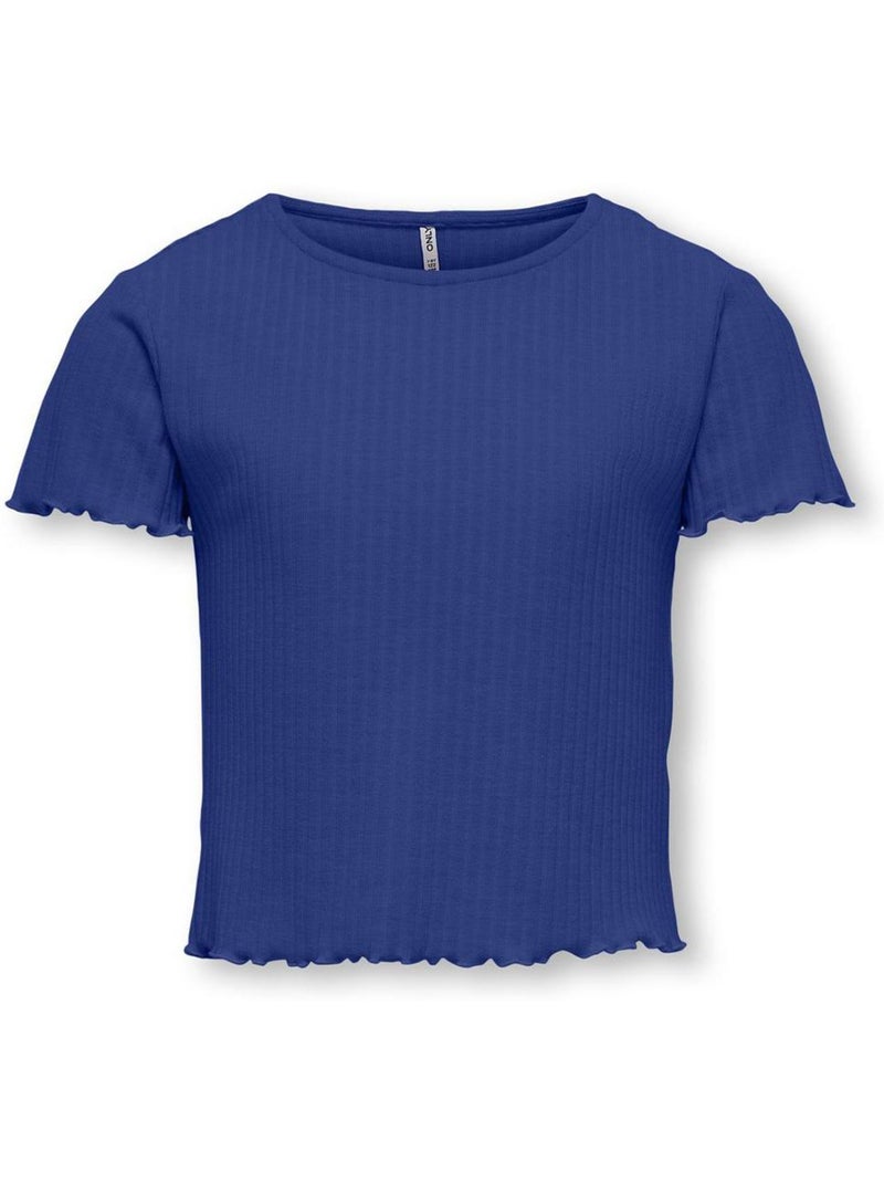 Camiseta Only para niña Azul - Kiabi