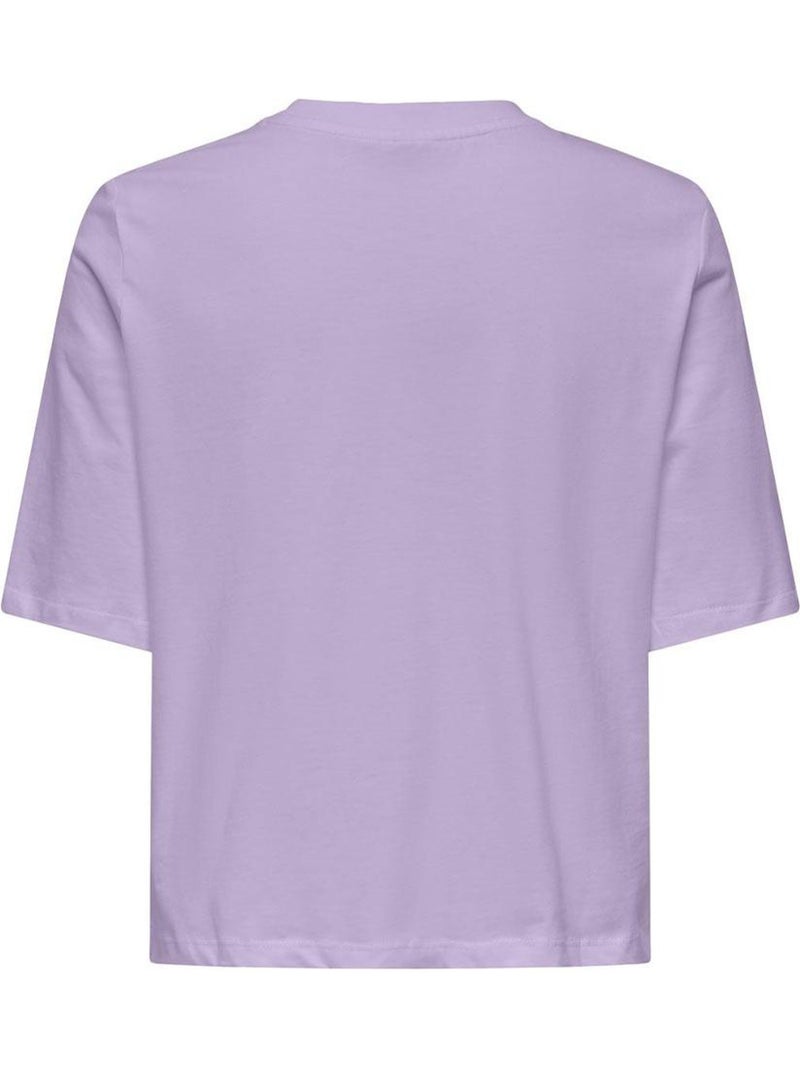 Camiseta ONLY para niña Violeta - Kiabi