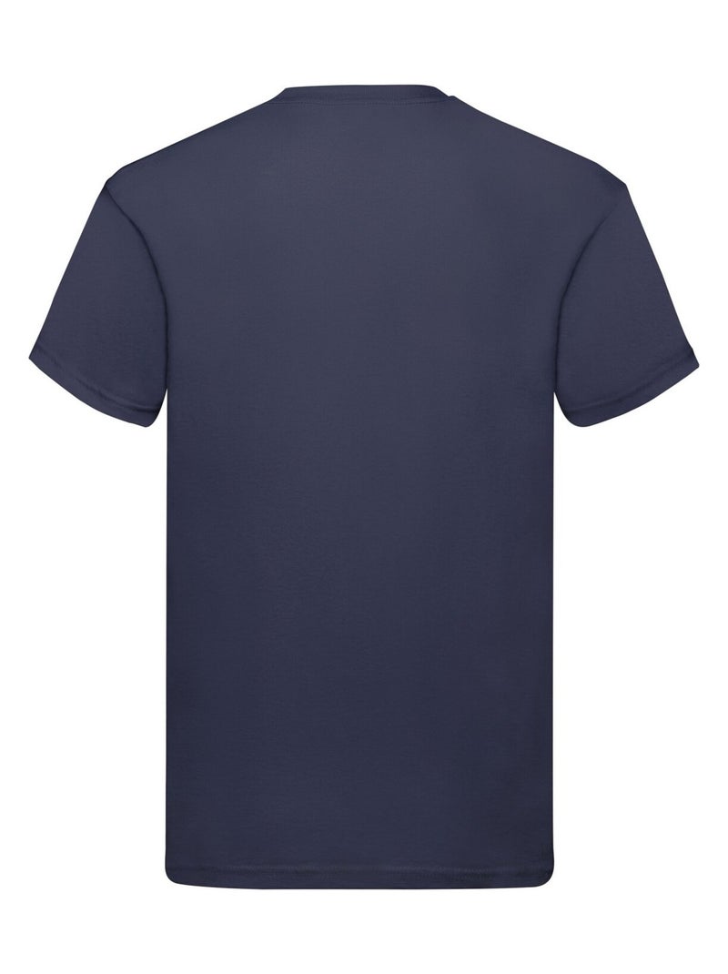 Camiseta original de algodón para adultos unisex - fruit of the loom Azul noche - Kiabi