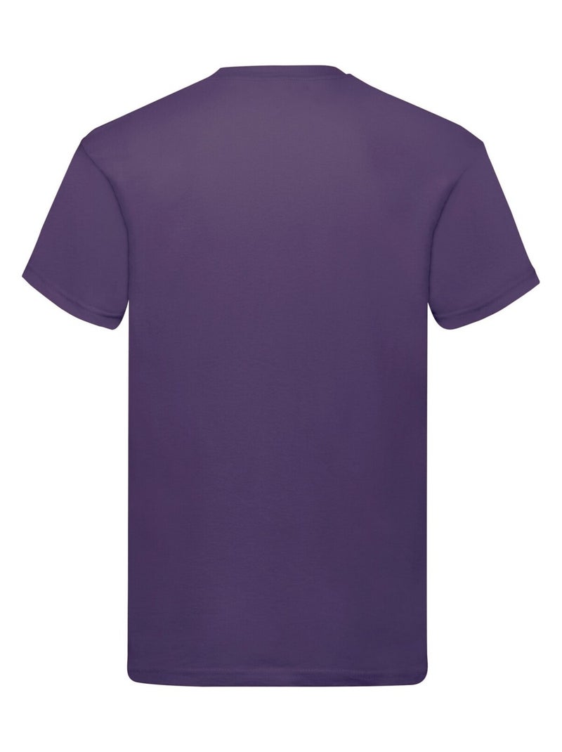 Camiseta original de algodón para adultos unisex - fruit of the loom Violeta - Kiabi