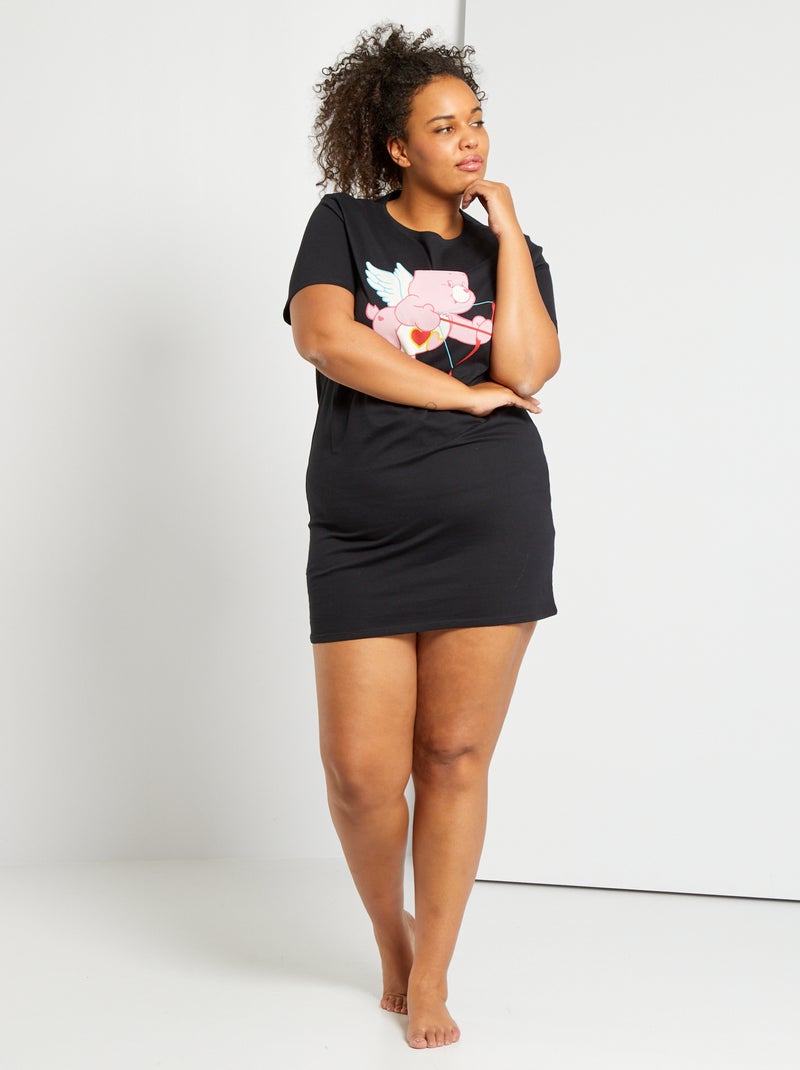 Camiseta 'Osos amorosos' negro - Kiabi