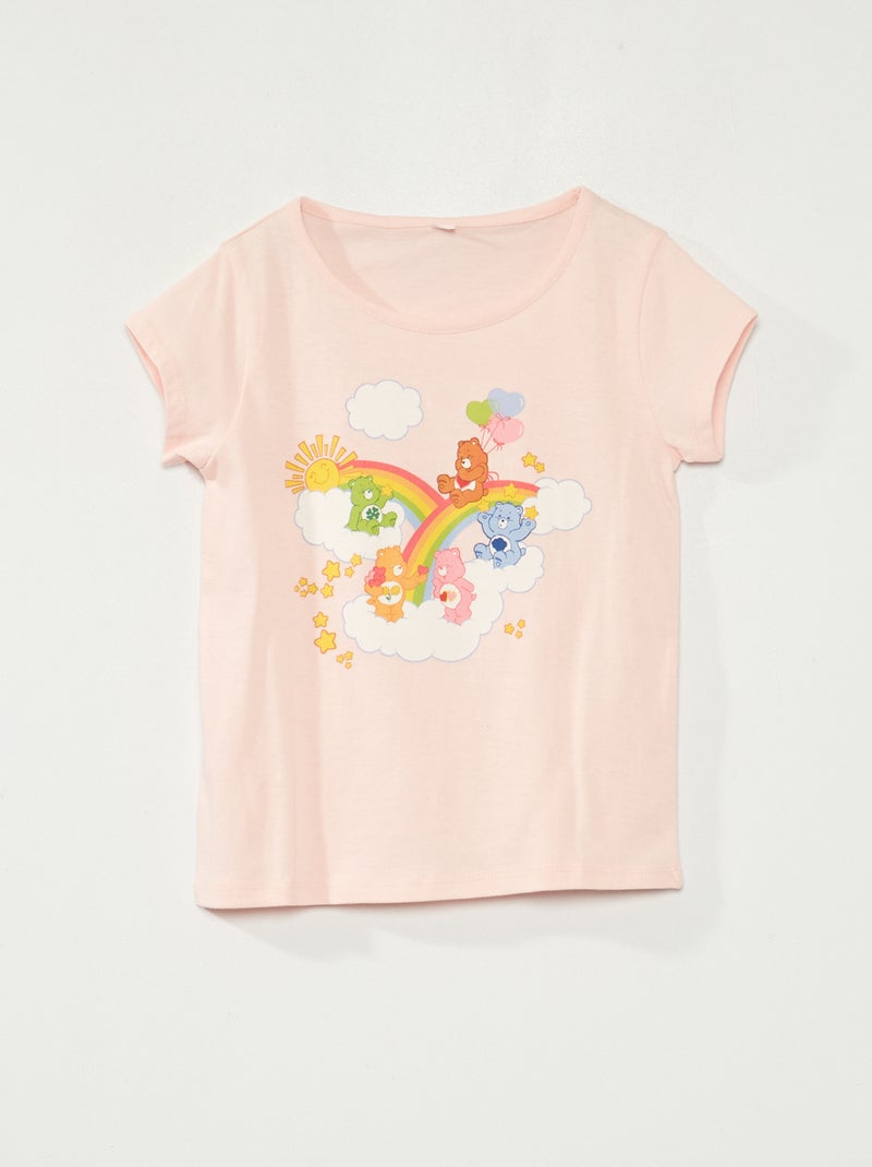 Camiseta 'Osos amorosos' rosa - Kiabi