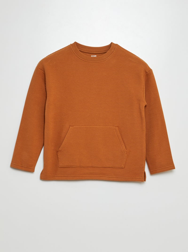 Camiseta ottoman MARRON - Kiabi