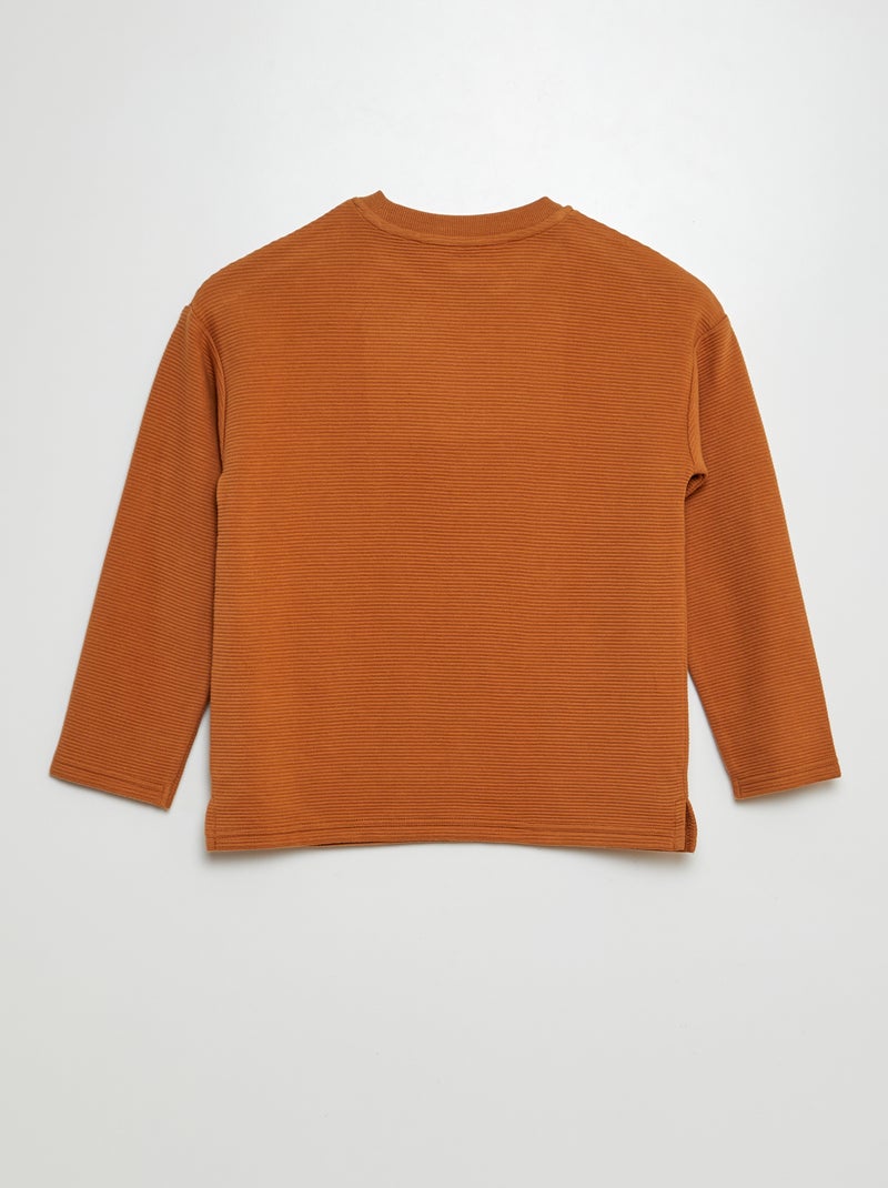 Camiseta ottoman MARRON - Kiabi