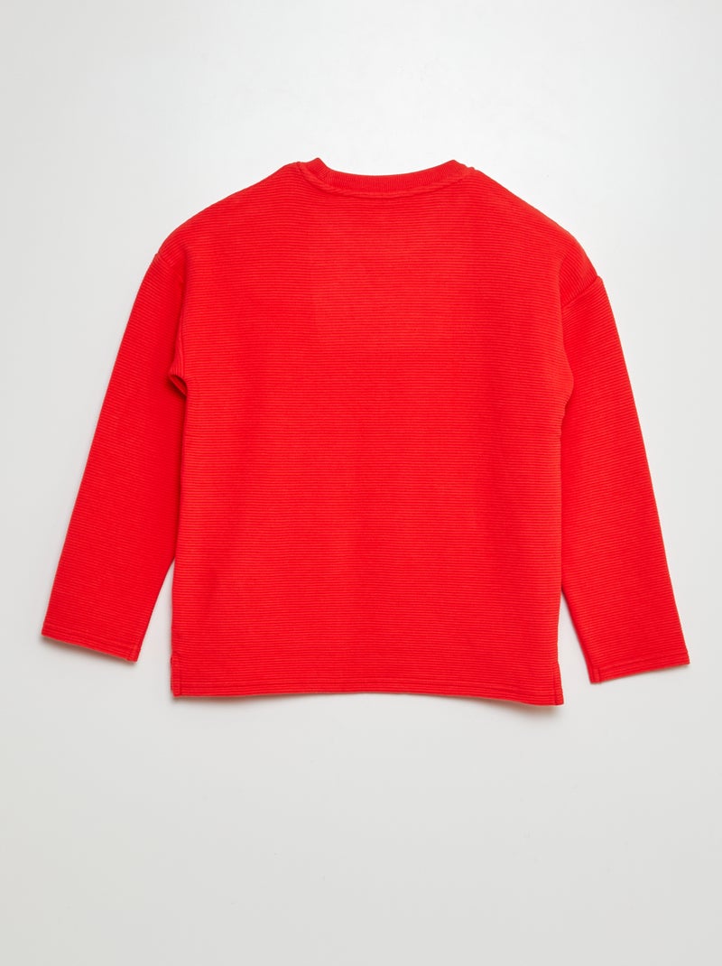 Camiseta ottoman rojo - Kiabi