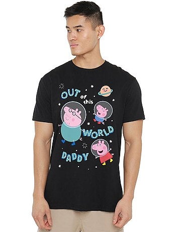 Camiseta out of this world de papá pig para adultos unisex - peppa pig