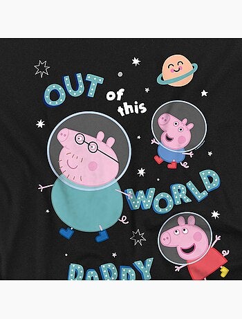 Camiseta out of this world de papá pig para adultos unisex - peppa pig