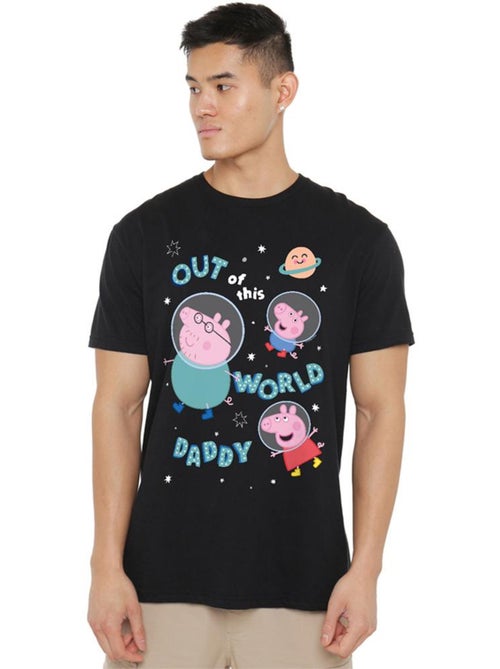 Camiseta out of this world de papá pig para adultos unisex - peppa pig - Kiabi