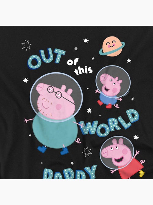 Camiseta out of this world de papá pig para adultos unisex - peppa pig - Kiabi