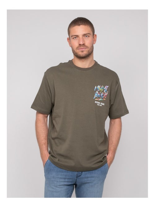 Camiseta oversize algodón motivos NASCADE - Kiabi