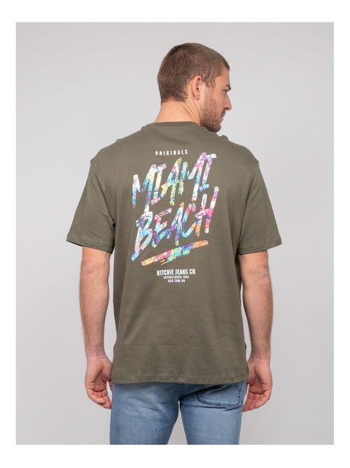 Camiseta oversize algodón motivos NASCADE - Kiabi
