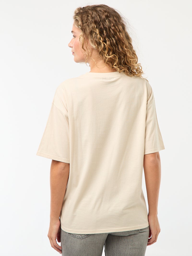 Camiseta oversize 'Amy Winehouse' Gris - Kiabi
