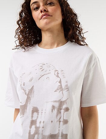 Camiseta oversize Billie Ellish de manga corta