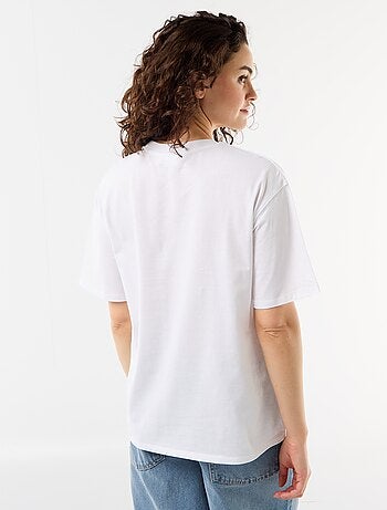 Camiseta oversize Billie Ellish de manga corta