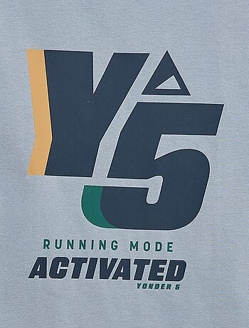 Camiseta oversize color block