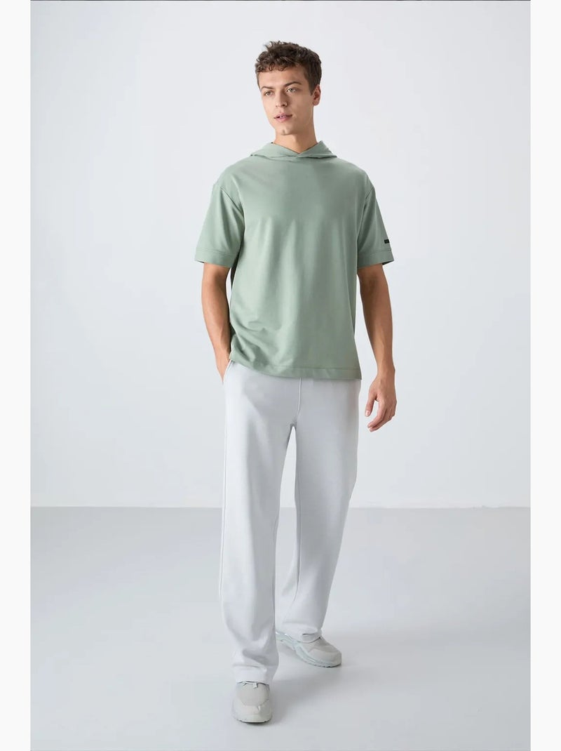 Camiseta oversize con capucha y manga corta tommy Verde menta - Kiabi